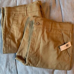 Boys’ Two Pack of Khaki Shorts